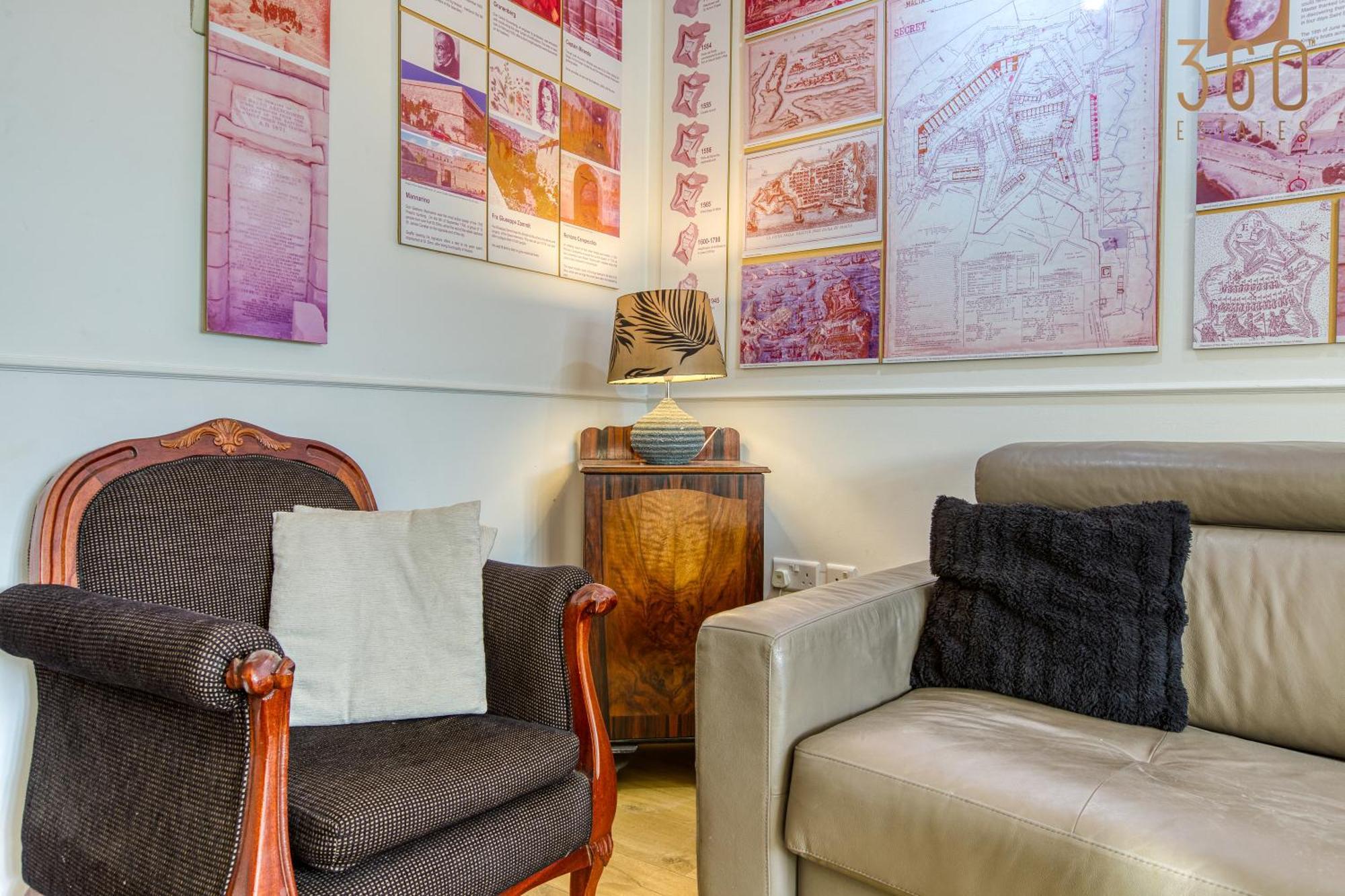 Comfortable 1Br Home With Maltese Balcony In Valletta By 360 Estates Luaran gambar