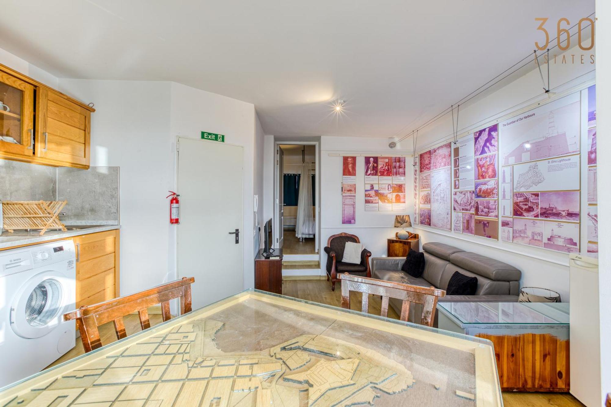 Comfortable 1Br Home With Maltese Balcony In Valletta By 360 Estates Luaran gambar